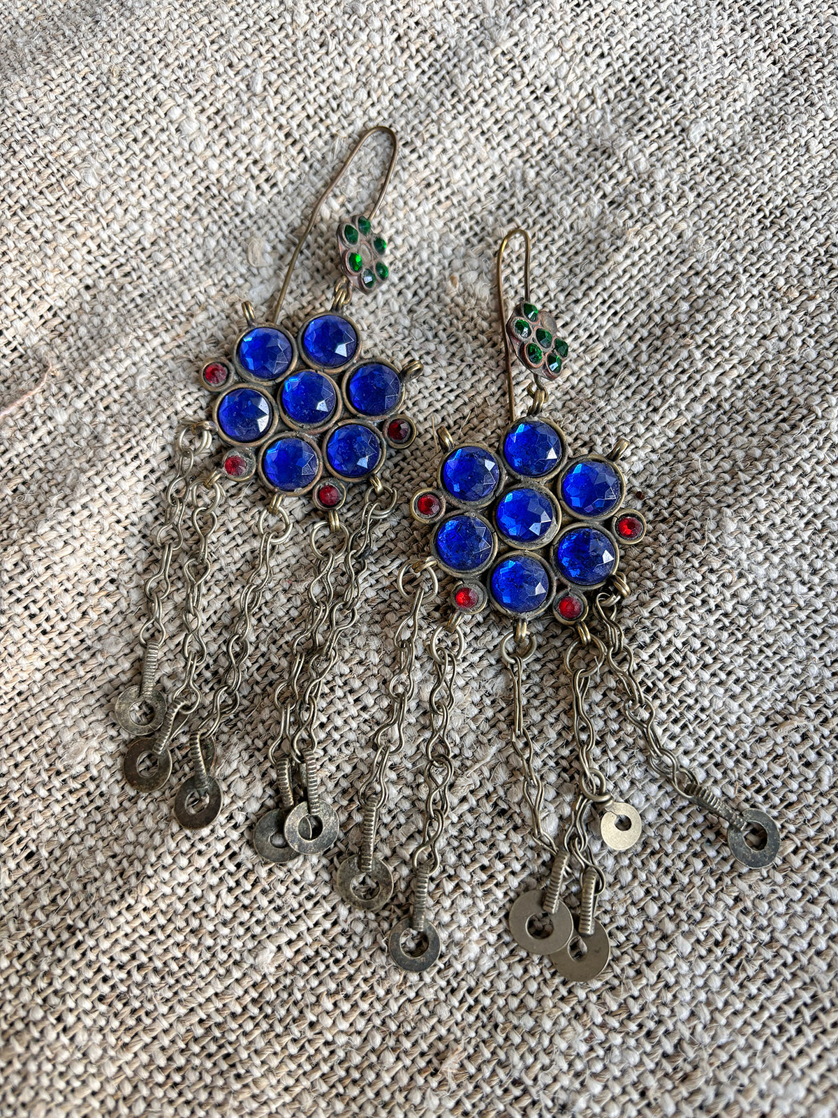 Gulzaar Earrings - Blue