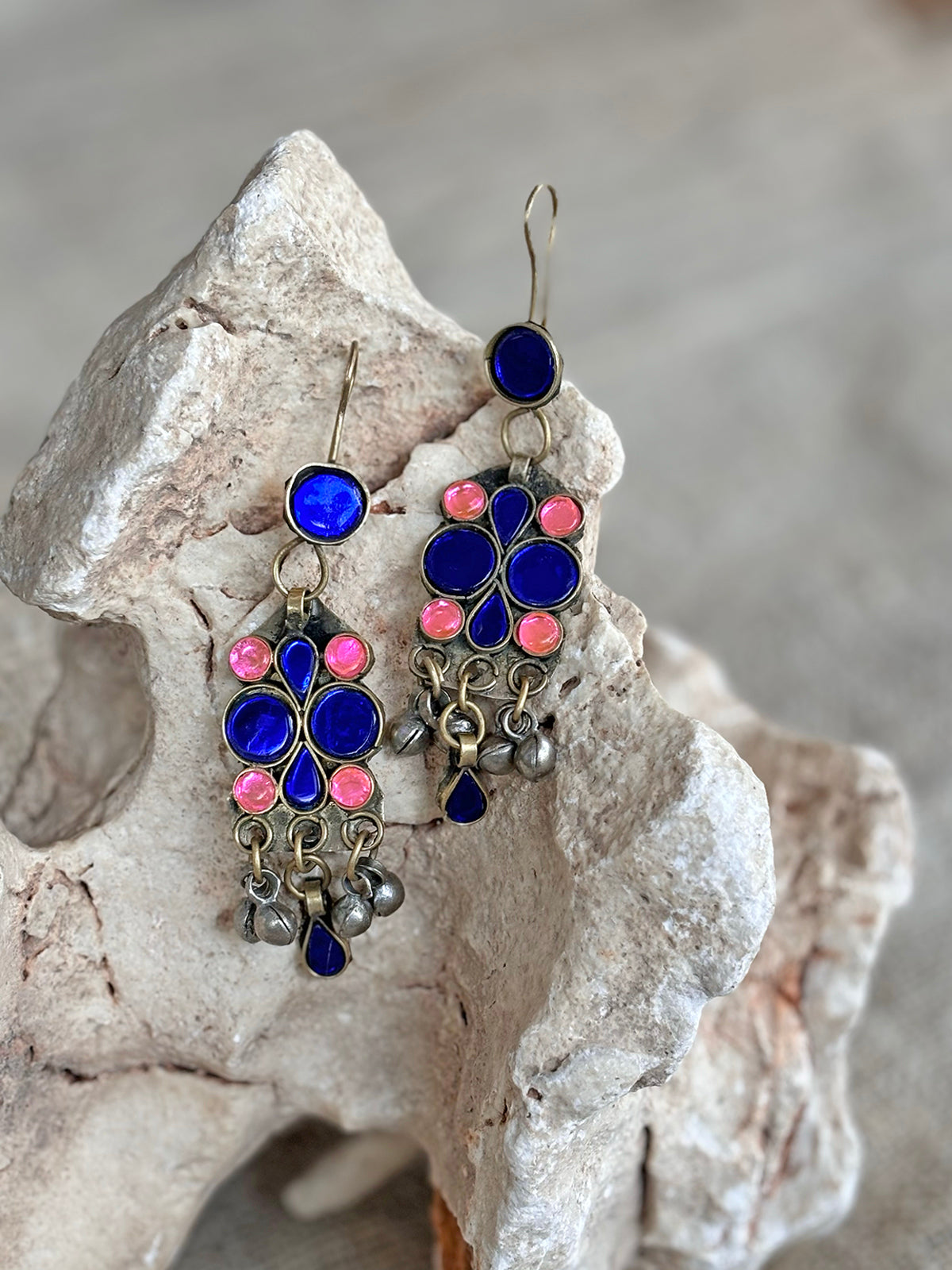 Chandrika Earrings Blue