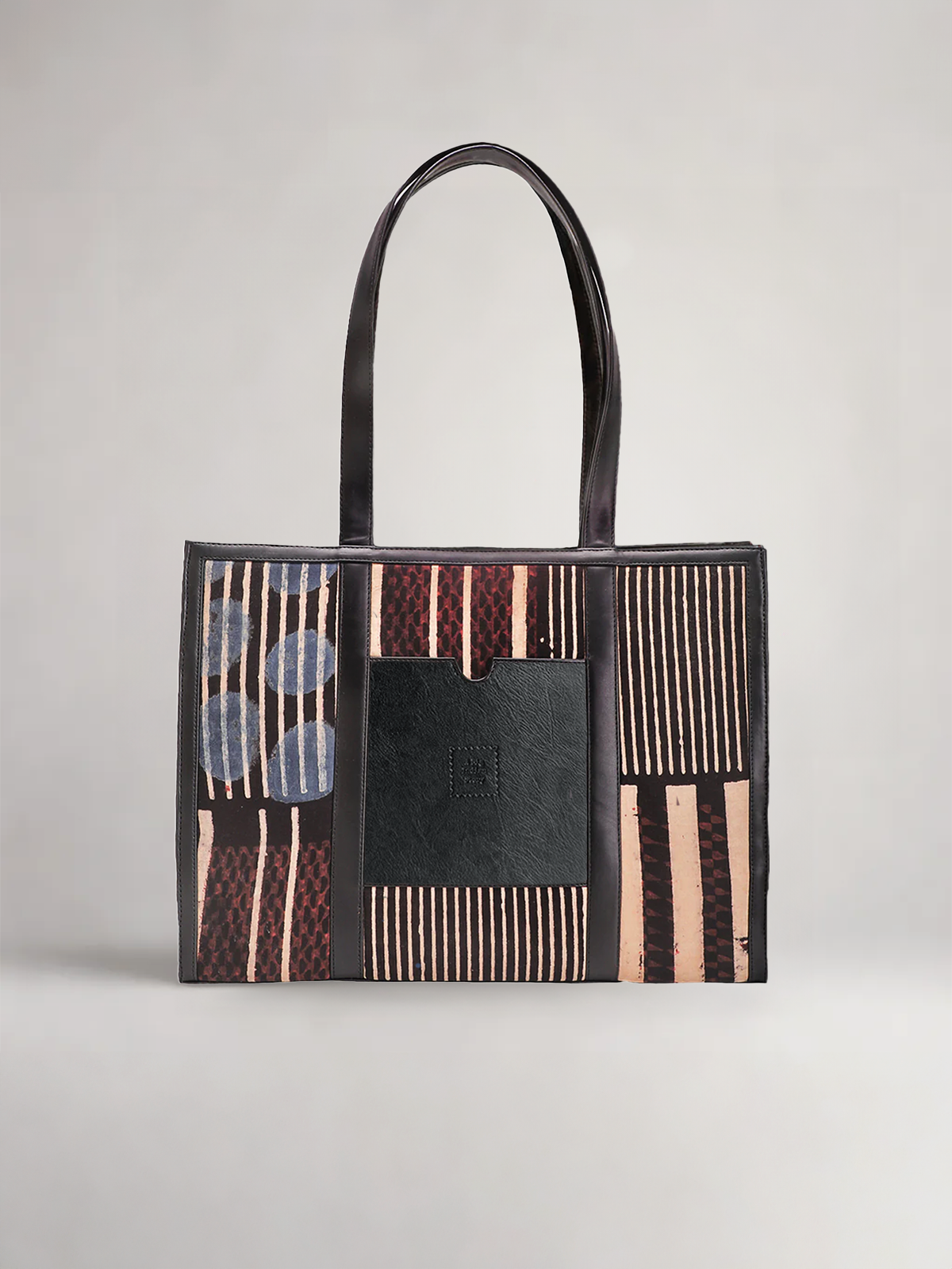 The Urban Ajrakh Tote - Black II