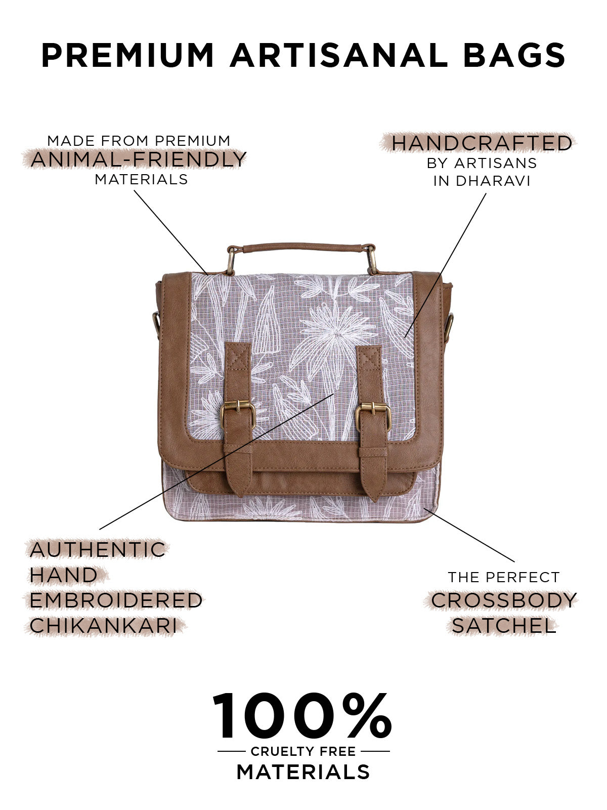 Chikankari Satchel