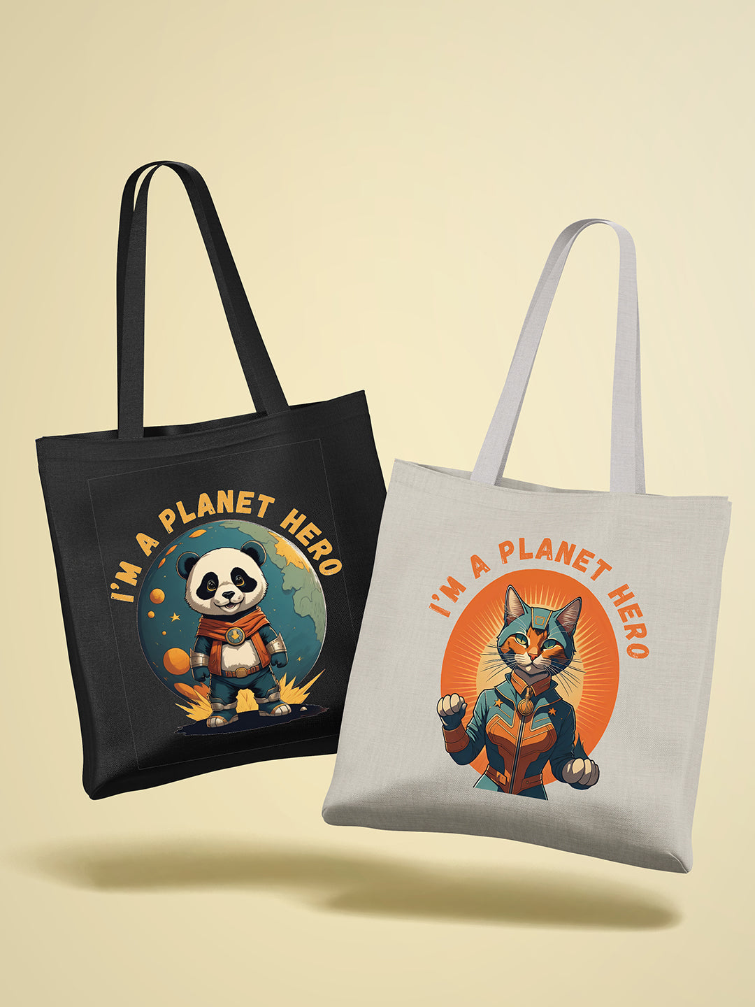 The Planet Hero Canvas tote