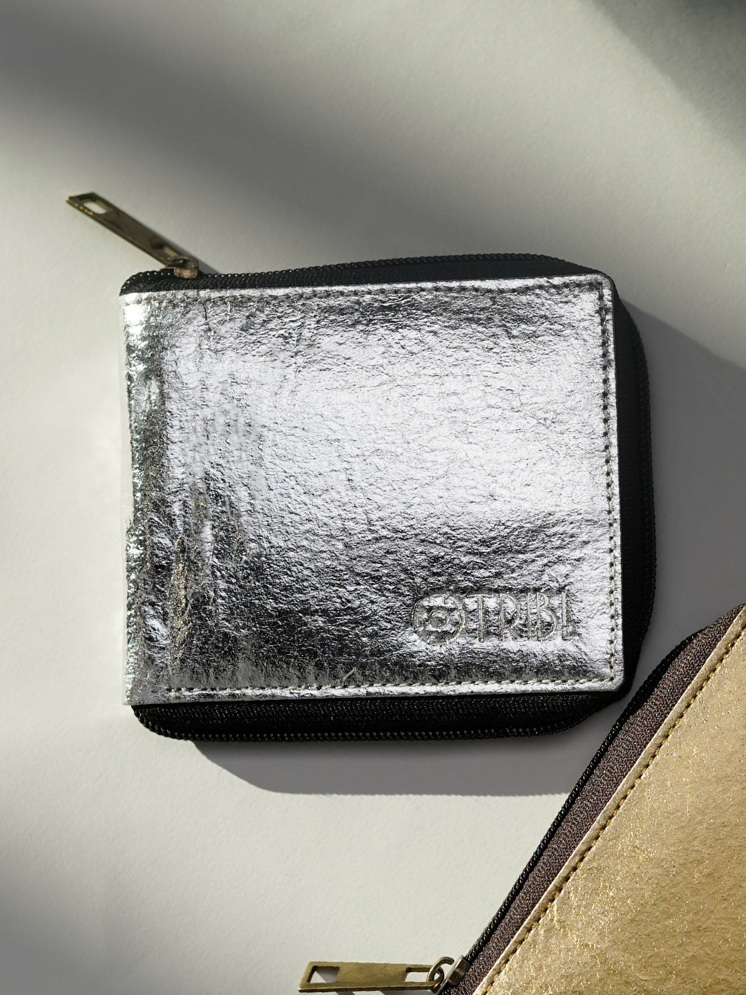 Pinatex Wallet - Silver