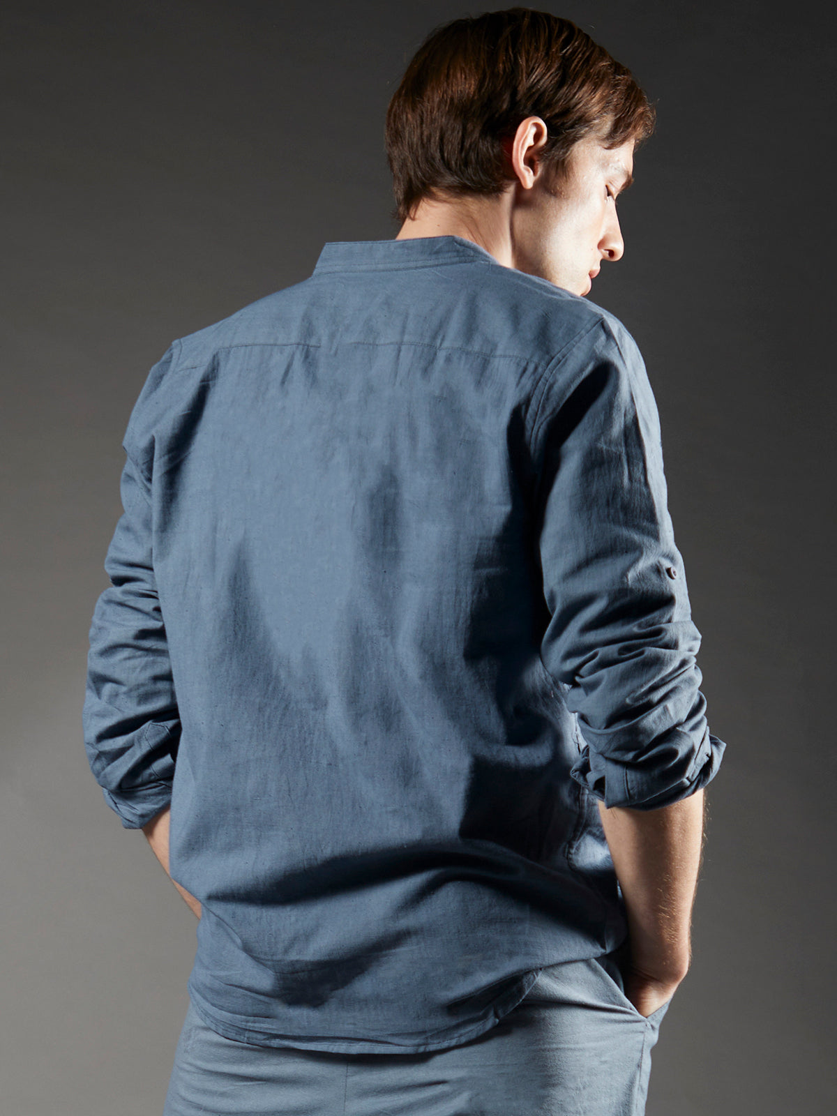 Moroccan Blue- Kala Cotton Shirt